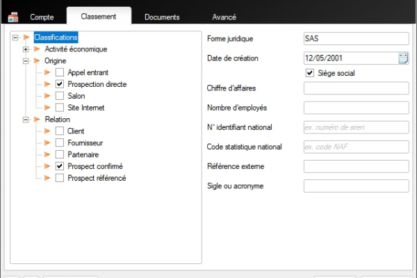 De nombreuses informations personnalisables